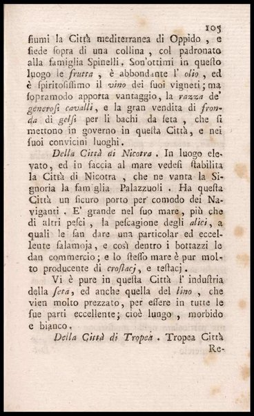 Notiziario delle produzioni particolari del Regno di Napoli e delle cacce riserbate al real divertimento ricercate, ed esaminate da fra Vincenzo Corrado