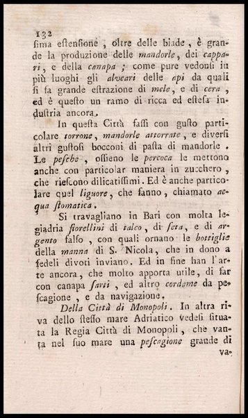 Notiziario delle produzioni particolari del Regno di Napoli e delle cacce riserbate al real divertimento ricercate, ed esaminate da fra Vincenzo Corrado