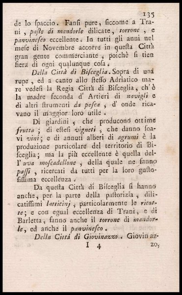 Notiziario delle produzioni particolari del Regno di Napoli e delle cacce riserbate al real divertimento ricercate, ed esaminate da fra Vincenzo Corrado