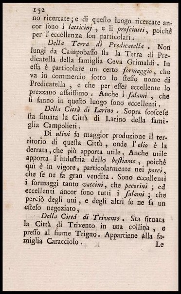 Notiziario delle produzioni particolari del Regno di Napoli e delle cacce riserbate al real divertimento ricercate, ed esaminate da fra Vincenzo Corrado