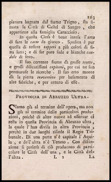 Notiziario delle produzioni particolari del Regno di Napoli e delle cacce riserbate al real divertimento ricercate, ed esaminate da fra Vincenzo Corrado