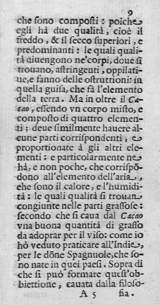 Della cioccolata discorso diuiso in quattro parti d'Antonio Colmenero Ledesma medico e chirurgo della città d'Ecija nell'Andaluzia tradotto dalla lingua spagnuola nell'italiana, con aggiunta d'alcune annotationi da Alessandro Vitrioli