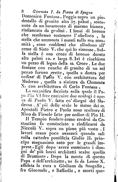 Nuova e succinta descrizione di Roma antica e moderna e de' monumenti sacri e profani che sono in essa e nelle sue vicinanze corredata di figure in rame