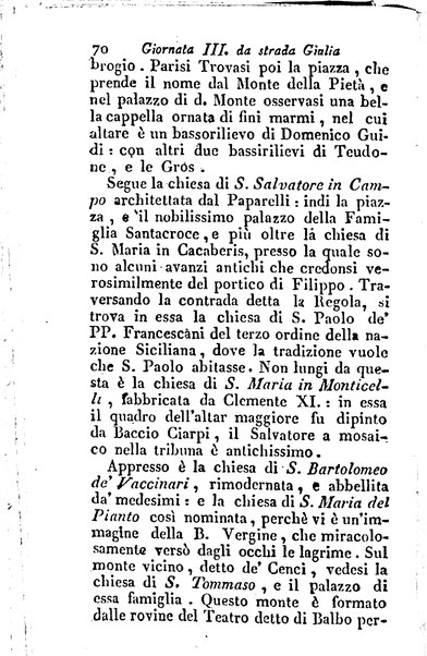 Nuova e succinta descrizione di Roma antica e moderna e de' monumenti sacri e profani che sono in essa e nelle sue vicinanze corredata di figure in rame