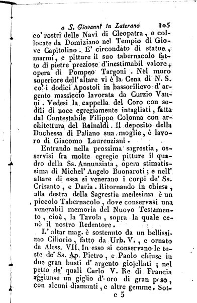 Nuova e succinta descrizione di Roma antica e moderna e de' monumenti sacri e profani che sono in essa e nelle sue vicinanze corredata di figure in rame