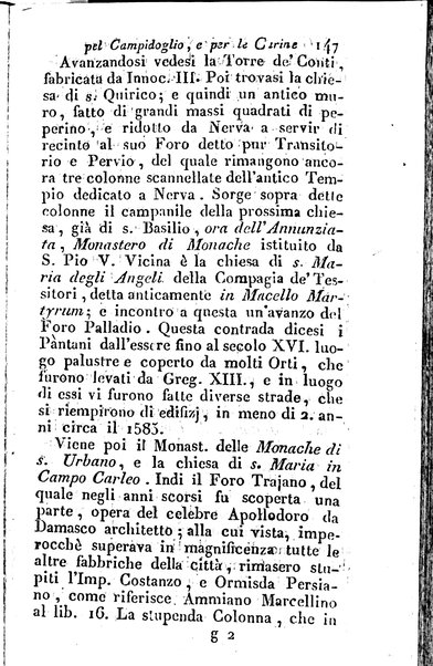 Nuova e succinta descrizione di Roma antica e moderna e de' monumenti sacri e profani che sono in essa e nelle sue vicinanze corredata di figure in rame