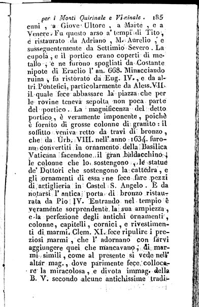 Nuova e succinta descrizione di Roma antica e moderna e de' monumenti sacri e profani che sono in essa e nelle sue vicinanze corredata di figure in rame