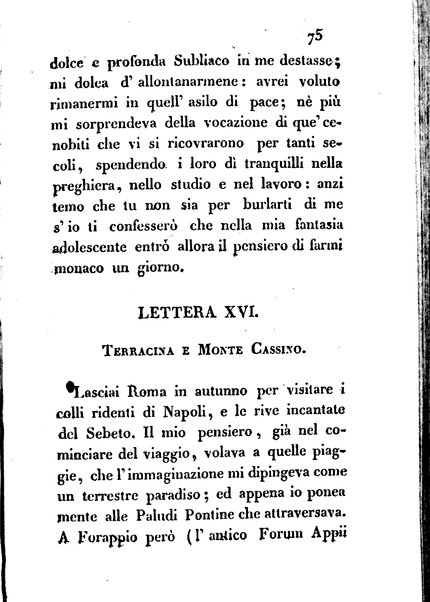 Lettere su Roma e Napoli