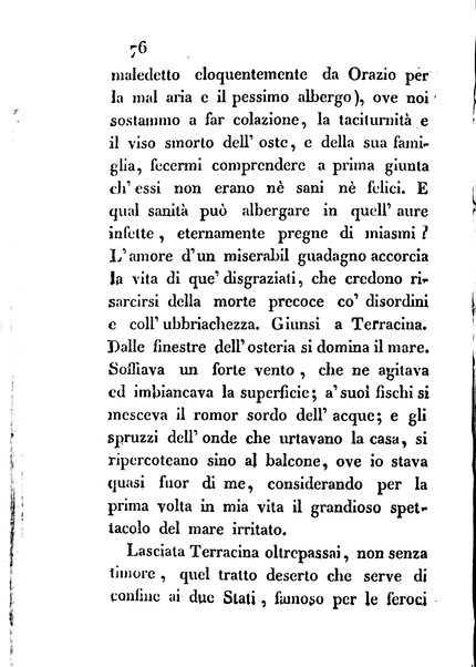 Lettere su Roma e Napoli