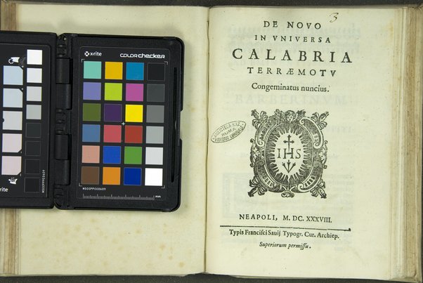 De nouo in vniuersa Calabria terraemotu congeminatus nuncius / [Iulij Caesaris Recupiti è Societate Iesu]