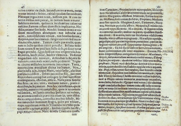 De nouo in vniuersa Calabria terraemotu congeminatus nuncius / [Iulij Caesaris Recupiti è Societate Iesu]