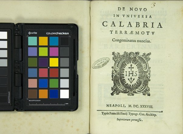 De nouo in vniuersa Calabria terraemotu congeminatus nuncius / [Iulij Caesaris Recupiti è Societate Iesu]