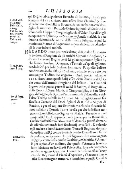 L'historia dell'illustrissima famiglia di Sangro. Scritta dal signor Filiberto Campanile