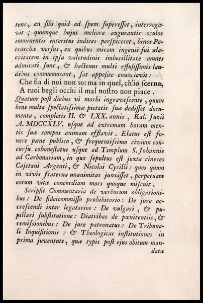 Varie poesie di Niccolo Capassi primario professore di leggi ...