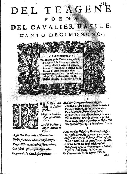 Teagene, poema del caualier Gio. Battis.ta Basile napolitano, conte di Torone