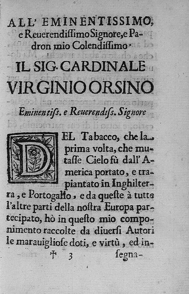Il tabacco opera di d. Benedetto Stella da Ciuita Castellana M.D.S.B. nella quale si tratta dell'origine, historia, coltura, preparatione, qualità, natura, virtù & vso in fumo, in polvere, in foglia, in lambitiuo, et in medicina della pianta volgarmente detta tabacco ...