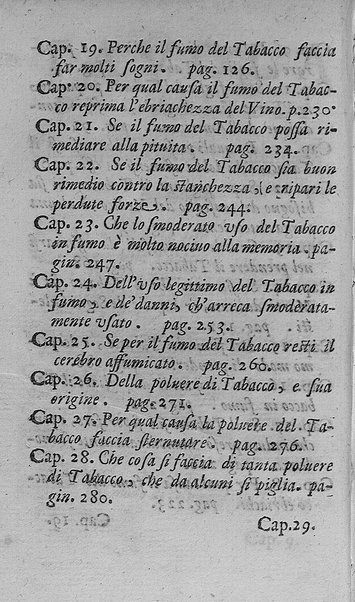 Il tabacco opera di d. Benedetto Stella da Ciuita Castellana M.D.S.B. nella quale si tratta dell'origine, historia, coltura, preparatione, qualità, natura, virtù & vso in fumo, in polvere, in foglia, in lambitiuo, et in medicina della pianta volgarmente detta tabacco ...