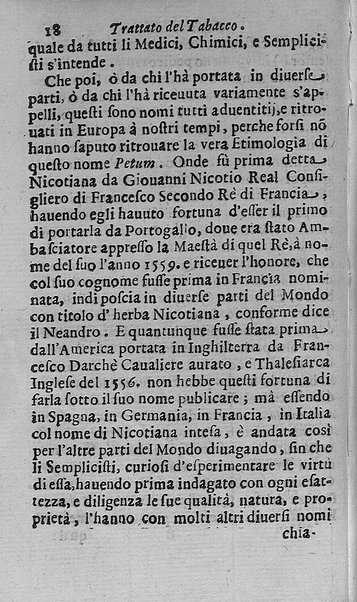 Il tabacco opera di d. Benedetto Stella da Ciuita Castellana M.D.S.B. nella quale si tratta dell'origine, historia, coltura, preparatione, qualità, natura, virtù & vso in fumo, in polvere, in foglia, in lambitiuo, et in medicina della pianta volgarmente detta tabacco ...