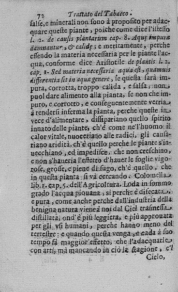 Il tabacco opera di d. Benedetto Stella da Ciuita Castellana M.D.S.B. nella quale si tratta dell'origine, historia, coltura, preparatione, qualità, natura, virtù & vso in fumo, in polvere, in foglia, in lambitiuo, et in medicina della pianta volgarmente detta tabacco ...
