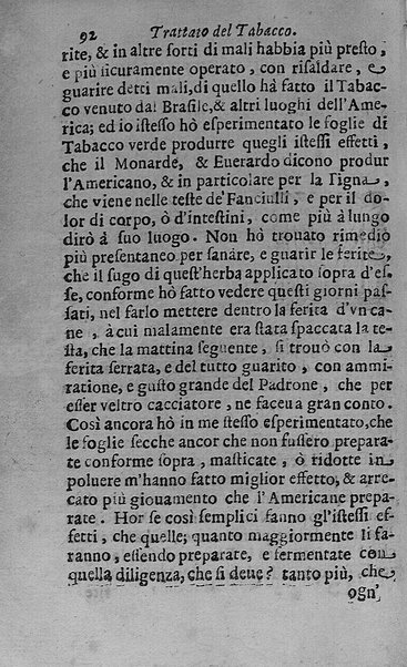 Il tabacco opera di d. Benedetto Stella da Ciuita Castellana M.D.S.B. nella quale si tratta dell'origine, historia, coltura, preparatione, qualità, natura, virtù & vso in fumo, in polvere, in foglia, in lambitiuo, et in medicina della pianta volgarmente detta tabacco ...