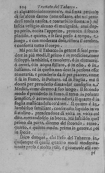Il tabacco opera di d. Benedetto Stella da Ciuita Castellana M.D.S.B. nella quale si tratta dell'origine, historia, coltura, preparatione, qualità, natura, virtù & vso in fumo, in polvere, in foglia, in lambitiuo, et in medicina della pianta volgarmente detta tabacco ...