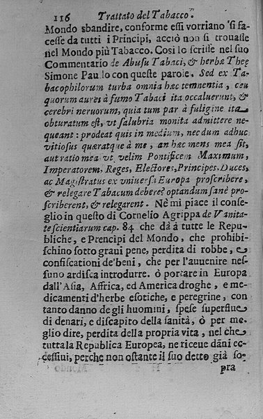 Il tabacco opera di d. Benedetto Stella da Ciuita Castellana M.D.S.B. nella quale si tratta dell'origine, historia, coltura, preparatione, qualità, natura, virtù & vso in fumo, in polvere, in foglia, in lambitiuo, et in medicina della pianta volgarmente detta tabacco ...