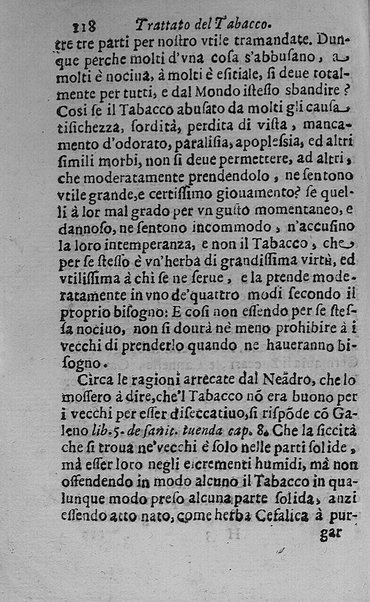 Il tabacco opera di d. Benedetto Stella da Ciuita Castellana M.D.S.B. nella quale si tratta dell'origine, historia, coltura, preparatione, qualità, natura, virtù & vso in fumo, in polvere, in foglia, in lambitiuo, et in medicina della pianta volgarmente detta tabacco ...