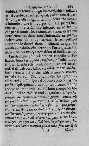 Il tabacco opera di d. Benedetto Stella da Ciuita Castellana M.D.S.B. nella quale si tratta dell'origine, historia, coltura, preparatione, qualità, natura, virtù & vso in fumo, in polvere, in foglia, in lambitiuo, et in medicina della pianta volgarmente detta tabacco ...