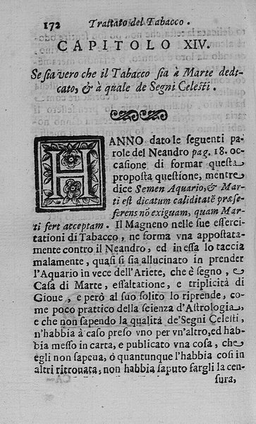 Il tabacco opera di d. Benedetto Stella da Ciuita Castellana M.D.S.B. nella quale si tratta dell'origine, historia, coltura, preparatione, qualità, natura, virtù & vso in fumo, in polvere, in foglia, in lambitiuo, et in medicina della pianta volgarmente detta tabacco ...