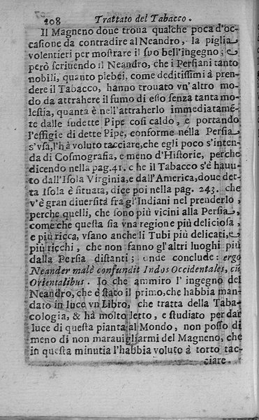 Il tabacco opera di d. Benedetto Stella da Ciuita Castellana M.D.S.B. nella quale si tratta dell'origine, historia, coltura, preparatione, qualità, natura, virtù & vso in fumo, in polvere, in foglia, in lambitiuo, et in medicina della pianta volgarmente detta tabacco ...