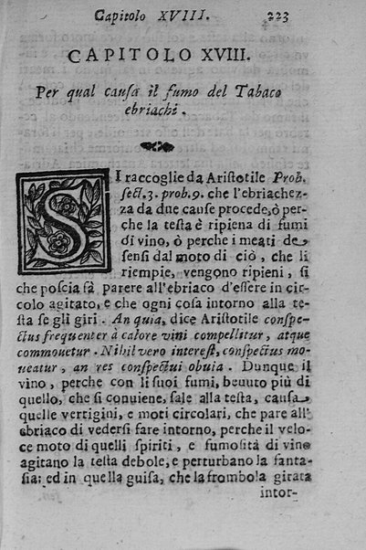 Il tabacco opera di d. Benedetto Stella da Ciuita Castellana M.D.S.B. nella quale si tratta dell'origine, historia, coltura, preparatione, qualità, natura, virtù & vso in fumo, in polvere, in foglia, in lambitiuo, et in medicina della pianta volgarmente detta tabacco ...