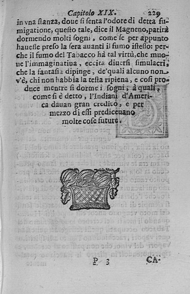 Il tabacco opera di d. Benedetto Stella da Ciuita Castellana M.D.S.B. nella quale si tratta dell'origine, historia, coltura, preparatione, qualità, natura, virtù & vso in fumo, in polvere, in foglia, in lambitiuo, et in medicina della pianta volgarmente detta tabacco ...