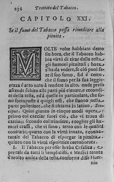 Il tabacco opera di d. Benedetto Stella da Ciuita Castellana M.D.S.B. nella quale si tratta dell'origine, historia, coltura, preparatione, qualità, natura, virtù & vso in fumo, in polvere, in foglia, in lambitiuo, et in medicina della pianta volgarmente detta tabacco ...