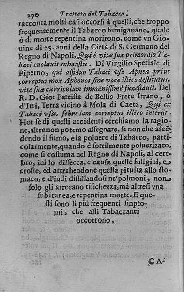 Il tabacco opera di d. Benedetto Stella da Ciuita Castellana M.D.S.B. nella quale si tratta dell'origine, historia, coltura, preparatione, qualità, natura, virtù & vso in fumo, in polvere, in foglia, in lambitiuo, et in medicina della pianta volgarmente detta tabacco ...