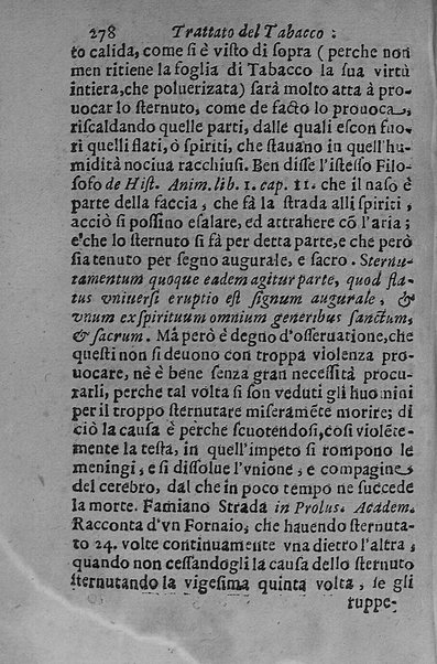 Il tabacco opera di d. Benedetto Stella da Ciuita Castellana M.D.S.B. nella quale si tratta dell'origine, historia, coltura, preparatione, qualità, natura, virtù & vso in fumo, in polvere, in foglia, in lambitiuo, et in medicina della pianta volgarmente detta tabacco ...
