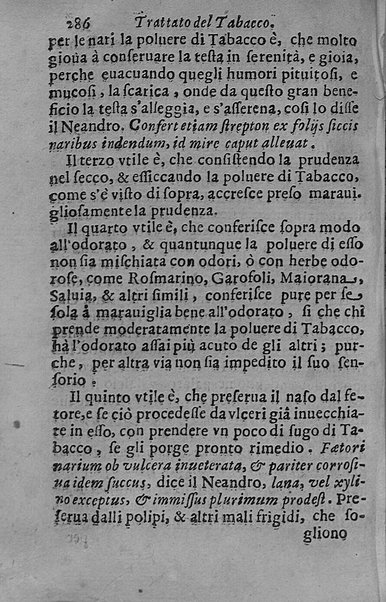 Il tabacco opera di d. Benedetto Stella da Ciuita Castellana M.D.S.B. nella quale si tratta dell'origine, historia, coltura, preparatione, qualità, natura, virtù & vso in fumo, in polvere, in foglia, in lambitiuo, et in medicina della pianta volgarmente detta tabacco ...