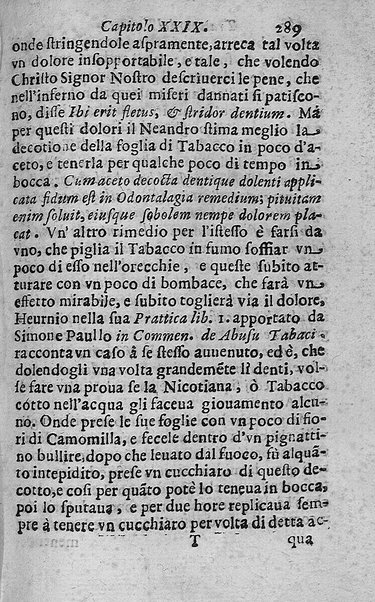 Il tabacco opera di d. Benedetto Stella da Ciuita Castellana M.D.S.B. nella quale si tratta dell'origine, historia, coltura, preparatione, qualità, natura, virtù & vso in fumo, in polvere, in foglia, in lambitiuo, et in medicina della pianta volgarmente detta tabacco ...