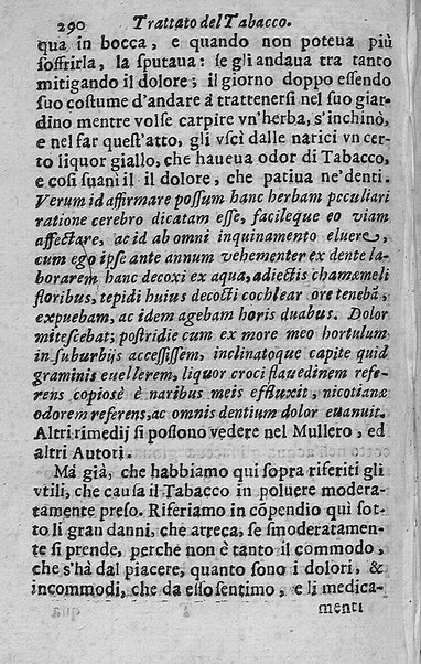 Il tabacco opera di d. Benedetto Stella da Ciuita Castellana M.D.S.B. nella quale si tratta dell'origine, historia, coltura, preparatione, qualità, natura, virtù & vso in fumo, in polvere, in foglia, in lambitiuo, et in medicina della pianta volgarmente detta tabacco ...