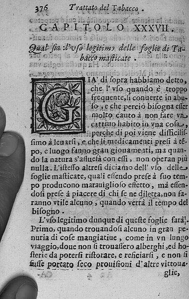 Il tabacco opera di d. Benedetto Stella da Ciuita Castellana M.D.S.B. nella quale si tratta dell'origine, historia, coltura, preparatione, qualità, natura, virtù & vso in fumo, in polvere, in foglia, in lambitiuo, et in medicina della pianta volgarmente detta tabacco ...