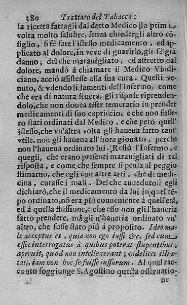 Il tabacco opera di d. Benedetto Stella da Ciuita Castellana M.D.S.B. nella quale si tratta dell'origine, historia, coltura, preparatione, qualità, natura, virtù & vso in fumo, in polvere, in foglia, in lambitiuo, et in medicina della pianta volgarmente detta tabacco ...