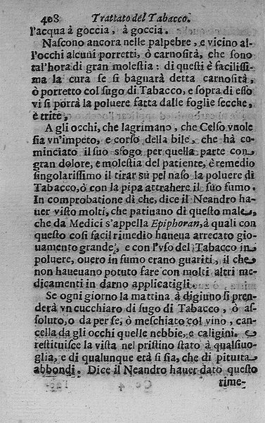 Il tabacco opera di d. Benedetto Stella da Ciuita Castellana M.D.S.B. nella quale si tratta dell'origine, historia, coltura, preparatione, qualità, natura, virtù & vso in fumo, in polvere, in foglia, in lambitiuo, et in medicina della pianta volgarmente detta tabacco ...