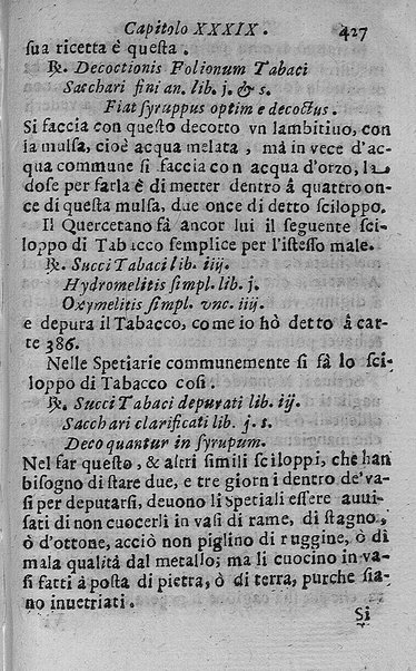 Il tabacco opera di d. Benedetto Stella da Ciuita Castellana M.D.S.B. nella quale si tratta dell'origine, historia, coltura, preparatione, qualità, natura, virtù & vso in fumo, in polvere, in foglia, in lambitiuo, et in medicina della pianta volgarmente detta tabacco ...