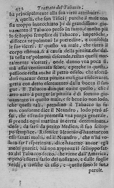 Il tabacco opera di d. Benedetto Stella da Ciuita Castellana M.D.S.B. nella quale si tratta dell'origine, historia, coltura, preparatione, qualità, natura, virtù & vso in fumo, in polvere, in foglia, in lambitiuo, et in medicina della pianta volgarmente detta tabacco ...