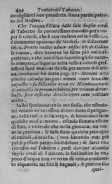 Il tabacco opera di d. Benedetto Stella da Ciuita Castellana M.D.S.B. nella quale si tratta dell'origine, historia, coltura, preparatione, qualità, natura, virtù & vso in fumo, in polvere, in foglia, in lambitiuo, et in medicina della pianta volgarmente detta tabacco ...