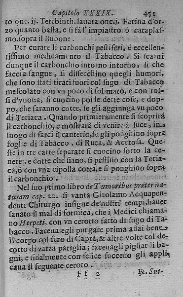 Il tabacco opera di d. Benedetto Stella da Ciuita Castellana M.D.S.B. nella quale si tratta dell'origine, historia, coltura, preparatione, qualità, natura, virtù & vso in fumo, in polvere, in foglia, in lambitiuo, et in medicina della pianta volgarmente detta tabacco ...