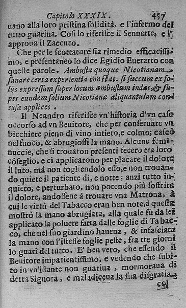 Il tabacco opera di d. Benedetto Stella da Ciuita Castellana M.D.S.B. nella quale si tratta dell'origine, historia, coltura, preparatione, qualità, natura, virtù & vso in fumo, in polvere, in foglia, in lambitiuo, et in medicina della pianta volgarmente detta tabacco ...