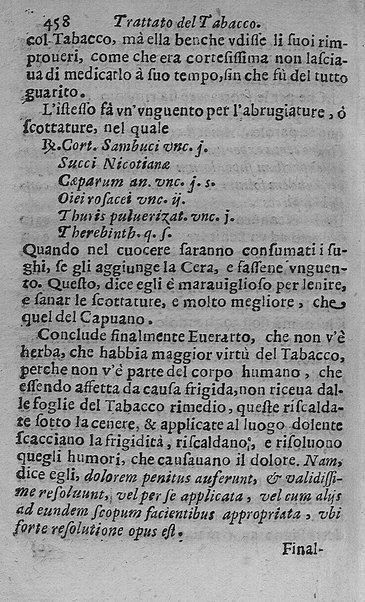 Il tabacco opera di d. Benedetto Stella da Ciuita Castellana M.D.S.B. nella quale si tratta dell'origine, historia, coltura, preparatione, qualità, natura, virtù & vso in fumo, in polvere, in foglia, in lambitiuo, et in medicina della pianta volgarmente detta tabacco ...