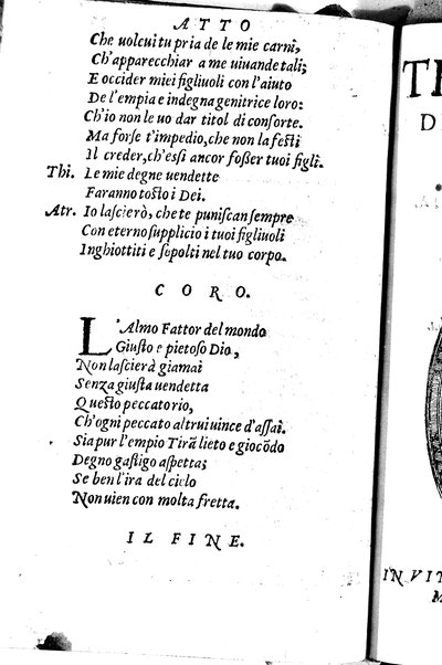 Le tragedie di m. Lodouico Dolce. Cioe, Giocasta, Medea, Didone, Ifigenia, Thieste, Hecuba