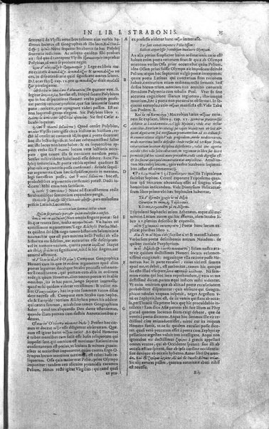 Strabōnos Geōgraphikōn bibloi 17. Strabonis Rerum geographicarum libri 17. Isaacus Casaubonus recensuit, summoque studio & diligentia, ope etiam veterum codicum, emendauit, ac commentariis illustrauit. Accessit & tabula orbis totius descriptionem complectens. Adiecta est etiam Guilielmi Xylandri Augustani Latina versio, cum necessariis indicibus