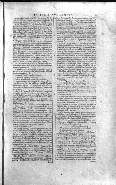 Strabōnos Geōgraphikōn bibloi 17. Strabonis Rerum geographicarum libri 17. Isaacus Casaubonus recensuit, summoque studio & diligentia, ope etiam veterum codicum, emendauit, ac commentariis illustrauit. Accessit & tabula orbis totius descriptionem complectens. Adiecta est etiam Guilielmi Xylandri Augustani Latina versio, cum necessariis indicibus
